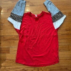 Sunshine and Rodeos Red Long sleeve Tee size large